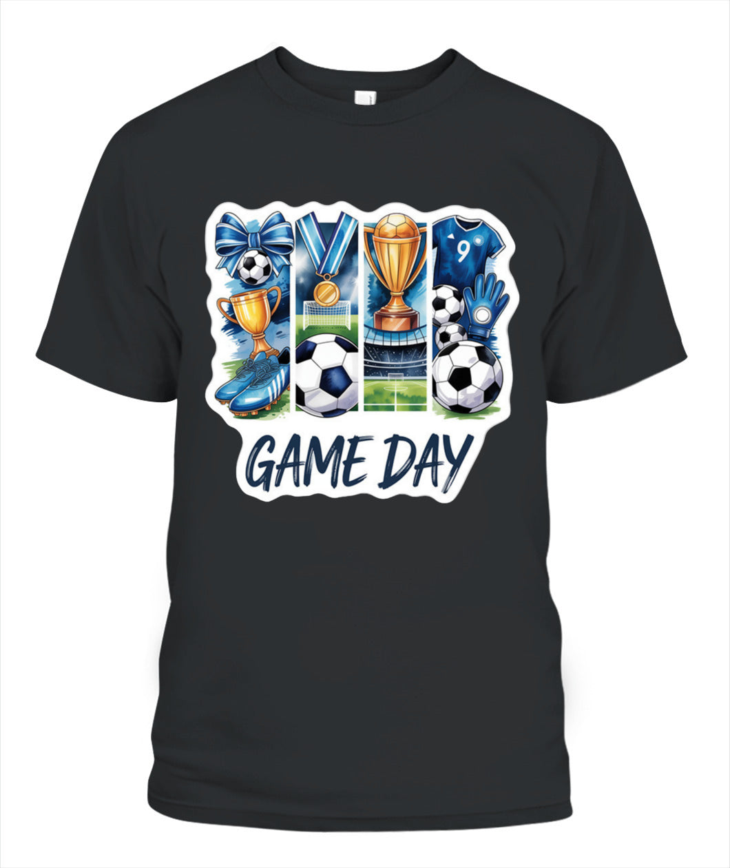 ✨From Every Fan, For Every Match✨-World Cup 2026 Soccer Victory Shirt | Watercolor Medal & Cleats Tee