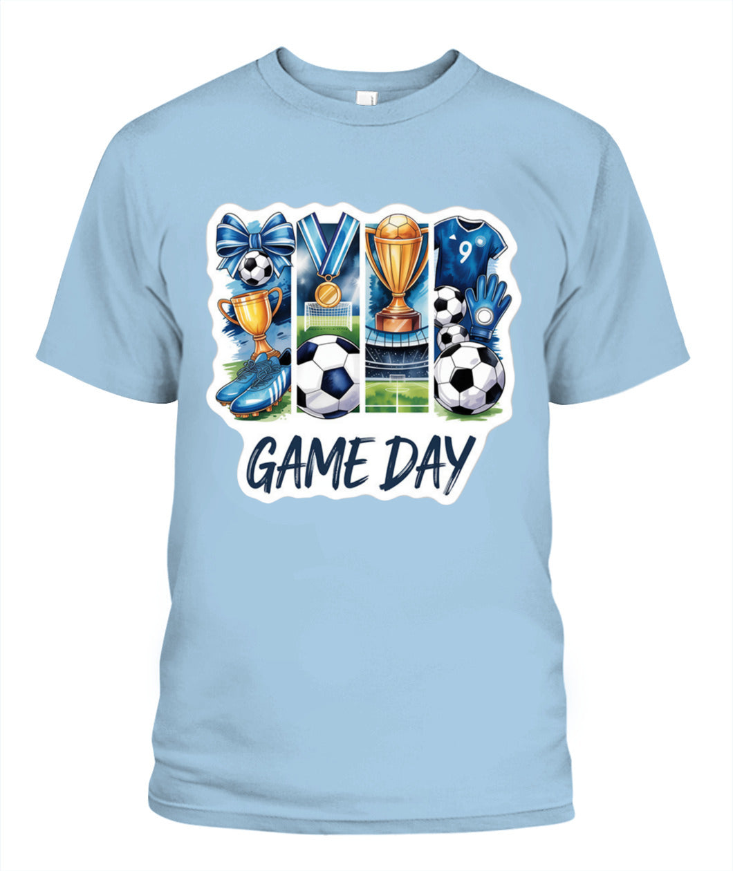 ✨From Every Fan, For Every Match✨-World Cup 2026 Soccer Victory Shirt | Watercolor Medal & Cleats Tee