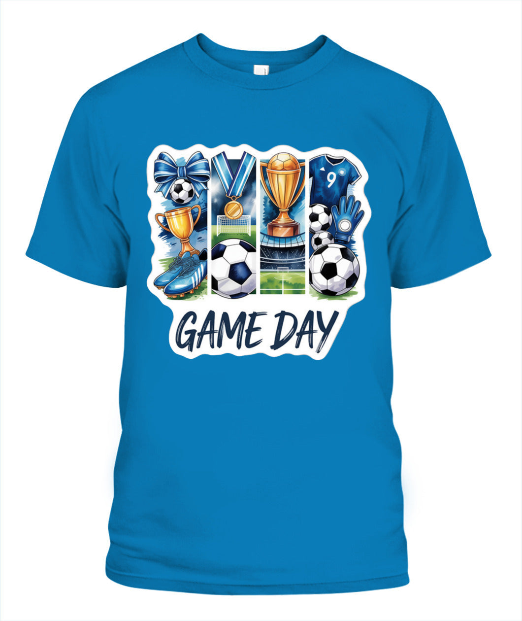 ✨From Every Fan, For Every Match✨-World Cup 2026 Soccer Victory Shirt | Watercolor Medal & Cleats Tee
