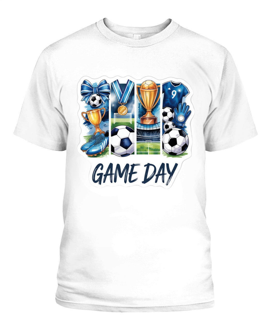 ✨From Every Fan, For Every Match✨-World Cup 2026 Soccer Victory Shirt | Watercolor Medal & Cleats Tee