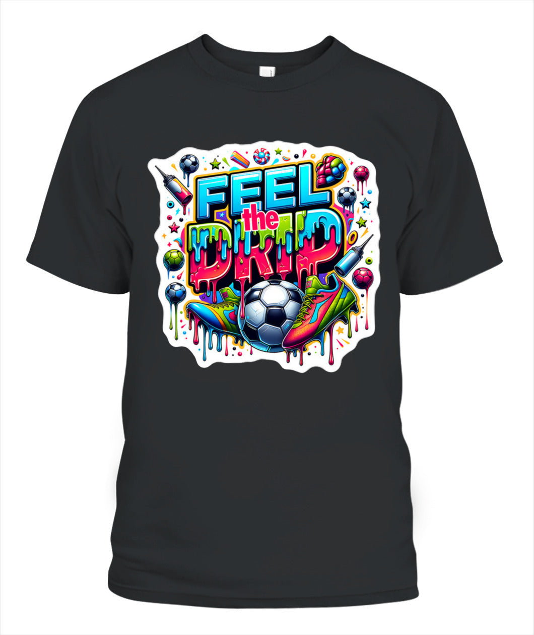 ✨From Every Fan, For Every Match✨-World Cup 2026 Streetwear Soccer Shirt | Colorful Cleats Graphic Tee