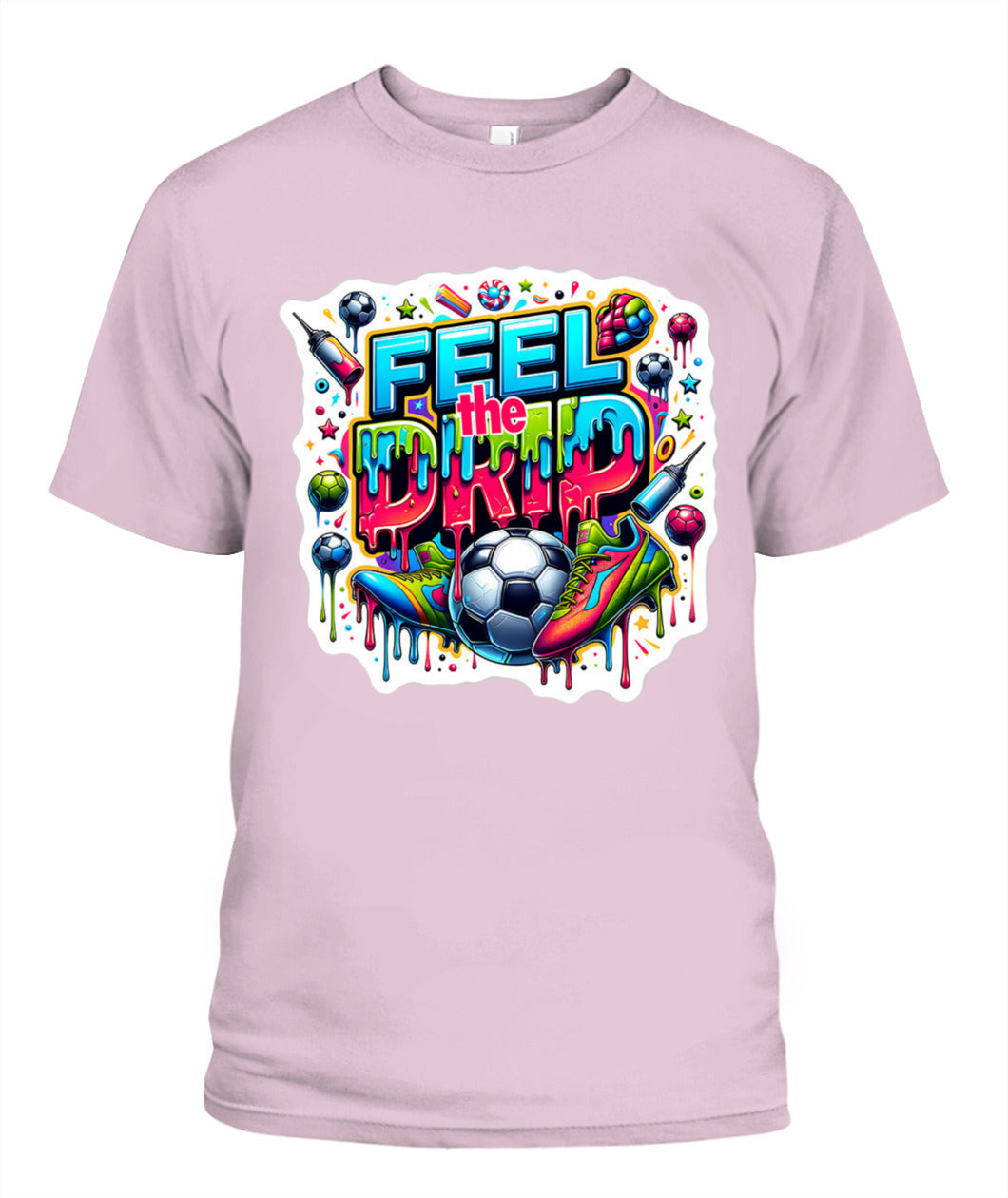 ✨From Every Fan, For Every Match✨-World Cup 2026 Streetwear Soccer Shirt | Colorful Cleats Graphic Tee
