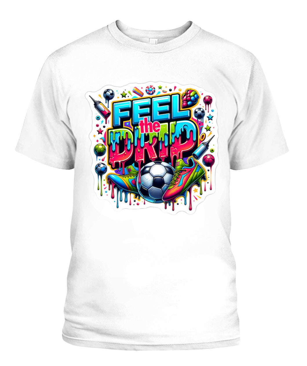 ✨From Every Fan, For Every Match✨-World Cup 2026 Streetwear Soccer Shirt | Colorful Cleats Graphic Tee
