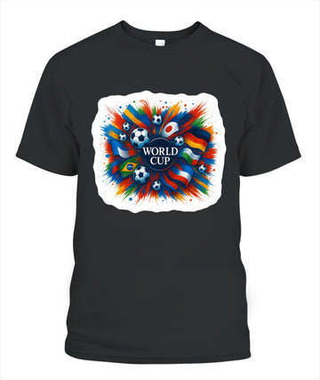 ✨From Every Fan, For Every Match✨-World Cup Soccer Tournament Shirt | Colorful Paint Splash United Fan Tee