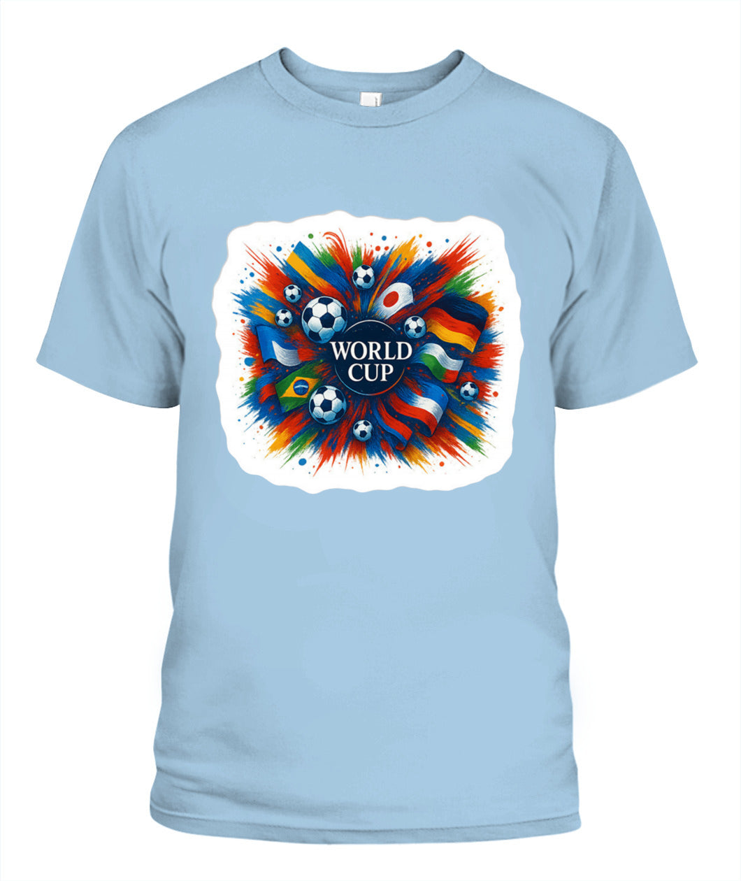✨From Every Fan, For Every Match✨-World Cup Soccer Tournament Shirt | Colorful Paint Splash United Fan Tee