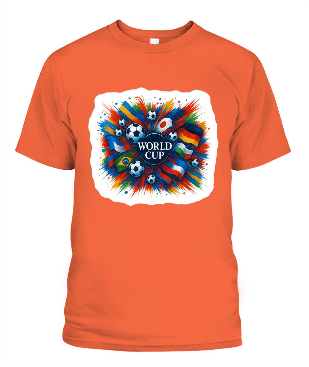 ✨From Every Fan, For Every Match✨-World Cup Soccer Tournament Shirt | Colorful Paint Splash United Fan Tee
