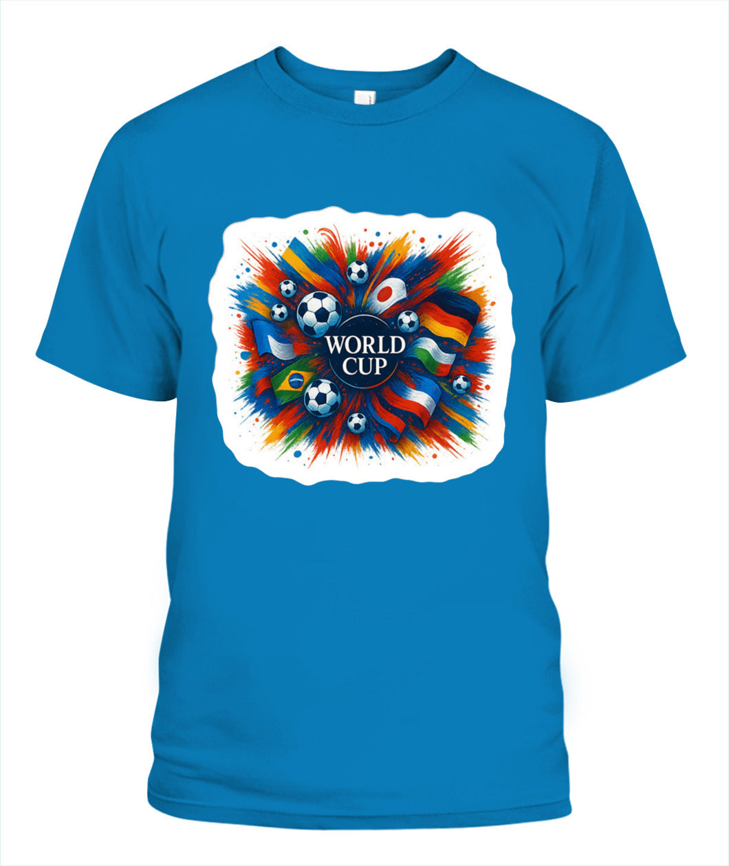 ✨From Every Fan, For Every Match✨-World Cup Soccer Tournament Shirt | Colorful Paint Splash United Fan Tee