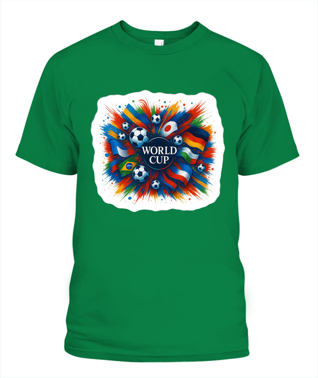 ✨From Every Fan, For Every Match✨-World Cup Soccer Tournament Shirt | Colorful Paint Splash United Fan Tee