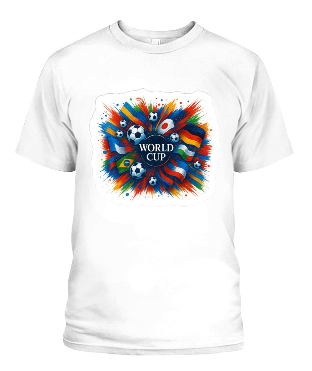 ✨From Every Fan, For Every Match✨-World Cup Soccer Tournament Shirt | Colorful Paint Splash United Fan Tee